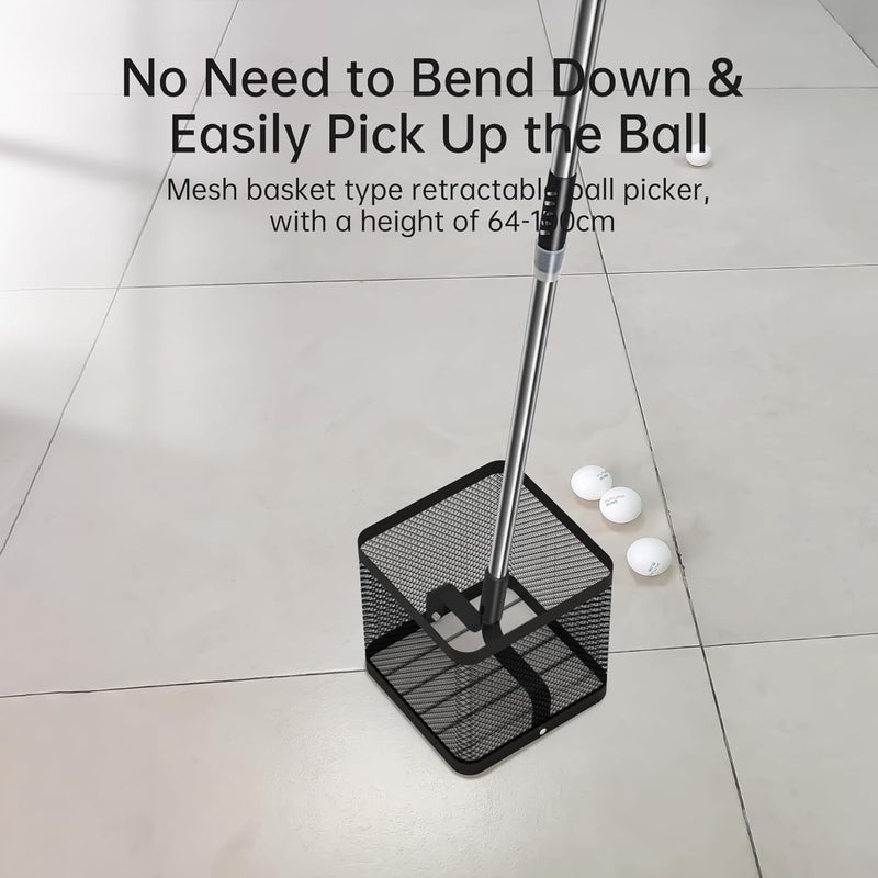 pongbot Table Tennis Ball Picker Retractable Ping Pong Ball Collector-Can Store 150+ Balls - Image 1